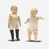 Antique, Dolls, set of two