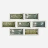 Julie Mihalisin and Philip Walling, Progression of Line and Color, c. 2000, glass, concrete, metal