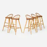 Thomas Moser, Stools, set of five, 2003, cherry, ash