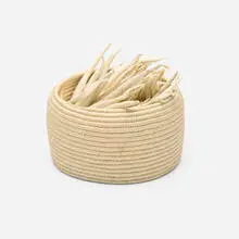 Gary Trentham, Basket Form, c. 1975, woven fiber, linen