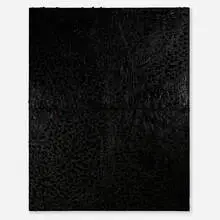 William J. O'Brien, Tränen (Tears), 2007, enamel, felt on mixed media on wood