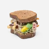 David Gilhooly, Corned Beef on Rye, 1999, glazed earthenware