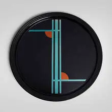 Donald Dohner, Tray, c. 1935, Micarta, anodized aluminum