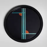 Donald Dohner, Tray, c. 1935, Micarta, anodized aluminum