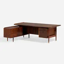 Arne Vodder, Executive desk, rosewood