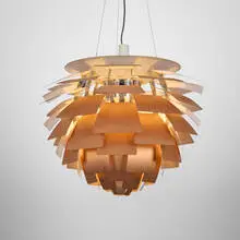 Poul Henningsen, Artichoke lamp, 1957, enameled copper, enameled aluminum, chrome-plated steel, plastic