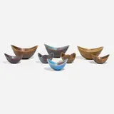 Gunnar Nylund, Collection of eight bowls