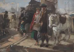 Thomas Faed Ra Hrsa, Study for The Last of the Clan