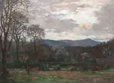 Landscape at dusk by James Whitelaw Hamilton Rsa Rsw, offered Jun 2018
