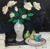 Robert Kelsey, Still Life with Pale Roses