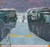 Winter Exit by James Downie Robertson Rsa Rsw Rgi, offered Jun 2018