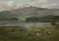 Keswick Lake by Thomas Faed Ra Hrsa, sold Jun 2018