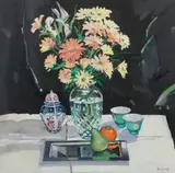 Robert Kelsey, Still Life with Oriental Jars