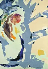 1/59 by Theodor Werner, 1958, Öl auf Leinwand, sold May 2013
