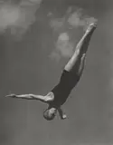 Marjorie Gestring by Leni Riefenstahl, 1936, Silbergelatineabzug, 2000, sold Nov 2013