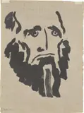 Emil Nolde, Prophet, 1912, Tuschpinsel auf Japanbütten