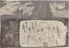 Gerhard Altenbourg, Kämpferische Unsinnigkeit., 1964, Chinesische Tusche auf Velin