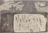 Gerhard Altenbourg, Kämpferische Unsinnigkeit., 1964, Chinesische Tusche auf Velin