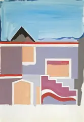 Thomas Scheibitz, Franky, 1998, Acryl und Graphit auf Papier