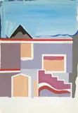 Thomas Scheibitz, Franky, 1998, Acryl und Graphit auf Papier