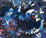 o. Th. (R. th. III) by Fred Thieler, 1989, Mischtechnik auf Leinwand, sold Jun 2009