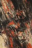 Fred Thieler, W.S4.57, 1957, Öl auf Leinwand