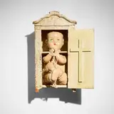 Richard Smith, Untitled, 2006, painted wood, doll, rope