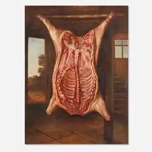 Untitled by Dominique Gaucher, 2011, oil on canvas, sold Sep 2025