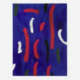 Untitled by Emerson Woelffer, 1992, acrylic on canvas, sold Jul 2025