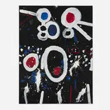 Untitled by Emerson Woelffer, 1995, oil and acrylic on canvas, sold Jul 2025