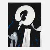 Untitled by Emerson Woelffer, 1992-95, oil and acrylic on canvas, sold Jul 2025
