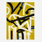 Untitled by Emerson Woelffer, 1994, oil and acrylic on canvas, sold Jul 2025