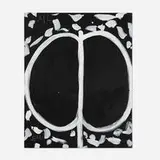 X|L by Emerson Woelffer, 1996, oil and acrylic on canvas, sold Jul 2025