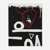 Untitled by Emerson Woelffer, 1996, oil and acrylic on canvas, sold Jul 2025