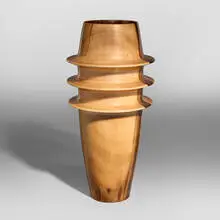 Ed Moulthrop, Tall Saturn Bowl, 1989, tulipwood