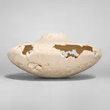 Michael Peterson, Landscape Series vessel, c. 1995, bleached madrone