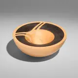 Hayley Smith, Hemisphere Bowl, c. 2000, maple, ebonized maple
