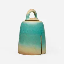 Karen Karnes, Covered jar, c. 2005, salt-glazed stoneware