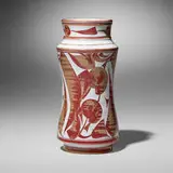 Alan Caiger-Smith, Albarello Jar, 2002, tin and lustre-glazed earthenware