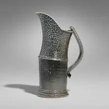 Walter Keeler, Pitcher, c. 1995, salt-glazed porcelain