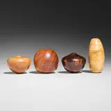 David Ellsworth, Collection of four miniature vessels