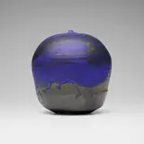 Closed Form by Toshiko Takaezu, c. 1992, glazed porcelain, sold Sep 2025
