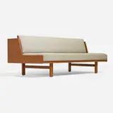Daybed, model GE 6 by Hans J. Wegner, 1954, teak, upholstery, sold Apr 2026