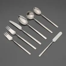 Erik Herlow, Obelisk flatware service, c. 1954, stainless steel
