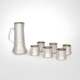 Pitcher and cups, set of six by Tapio Wirkkala, sterling silver, sold Apr 2026