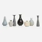 Gunnar Nylund, Collection of seven vases