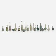 John Andersson, Collection of nineteen miniature vessels, c. 1950, glazed stoneware