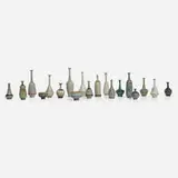 John Andersson, Collection of nineteen miniature vessels, c. 1950, glazed stoneware