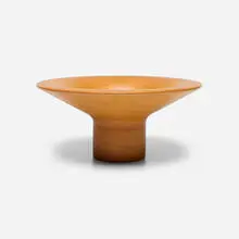 Angelo Mangiarotti, Prototype bowl, 1981, turned and laminated wood