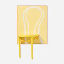 Ghost Chair #3 by Garry Knox Bennett, 2006, lacquered wood and acrylic in artist-made frame, sold Mar 2026
